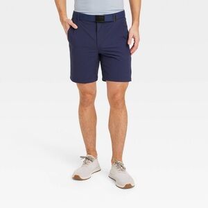 NWT All in Motion Black Flat Front Shorts Men’s Golf